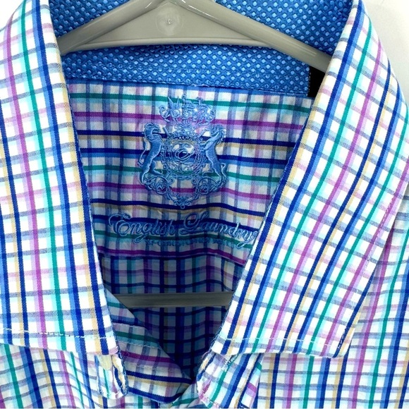 English Laundry Striped Longsleeve Button Down Shirt - Picture 6 of 9